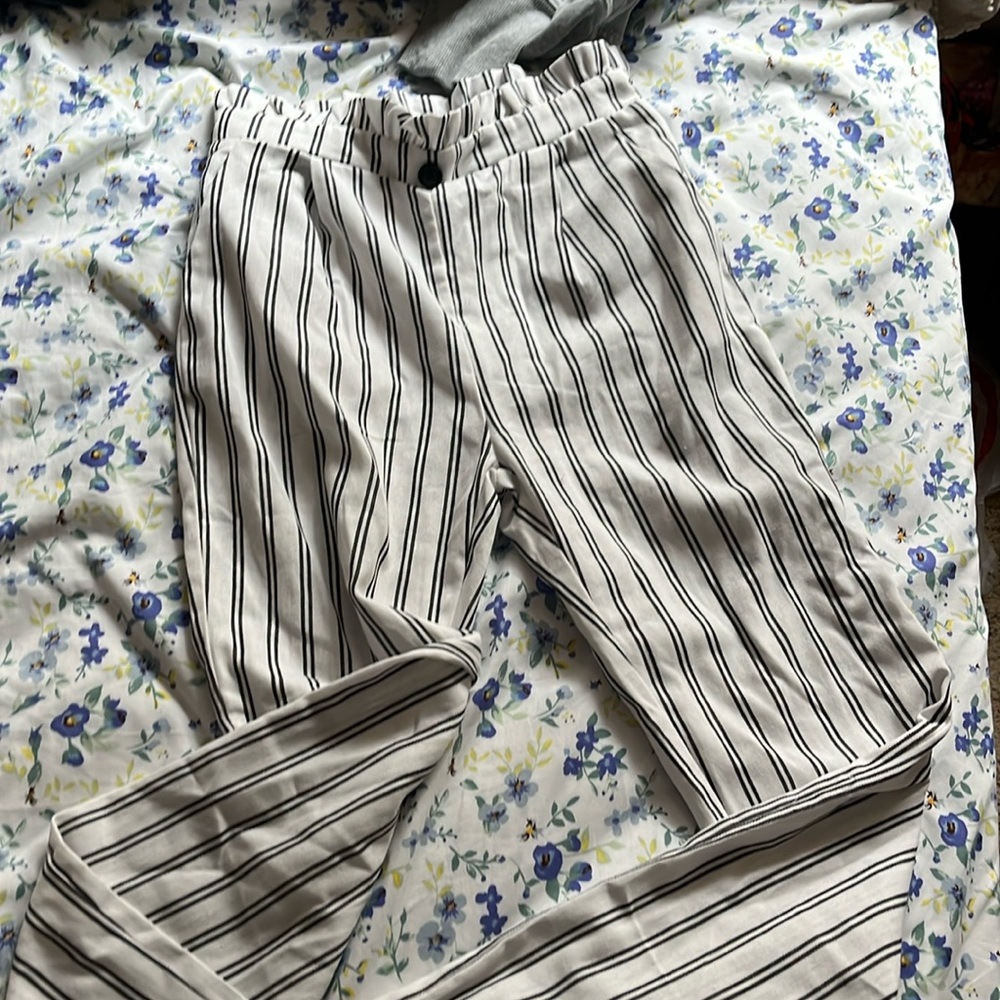 Shein striped pants extra small